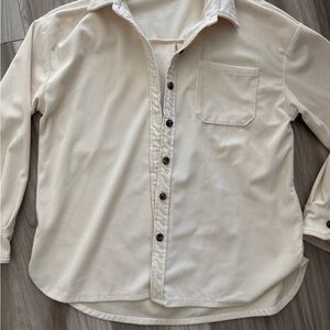 Source Unknown Cream Button-Down Shirt